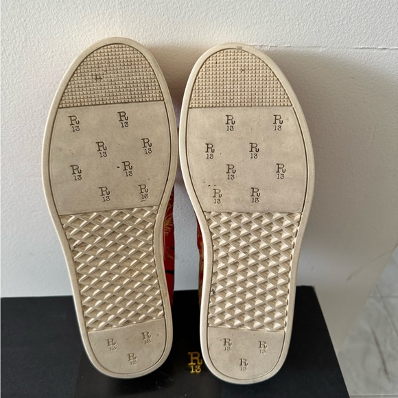 R13 Red Fish Lace-Up Sneakers - Picture 8 of 10
